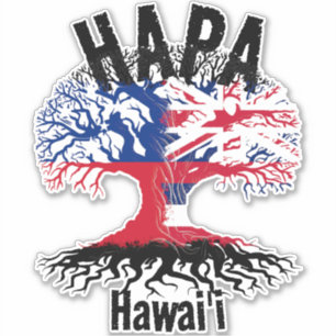 PEGATINA HAPA SAMOA HAWAII