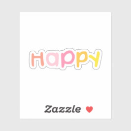 Pegatina HaPpY