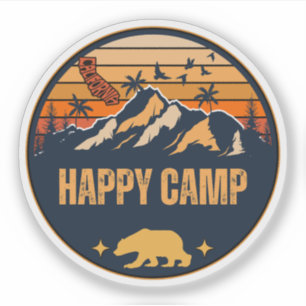 Pegatina Happy Camp, California