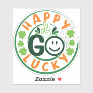 Pegatina Happy Go Lucky-52904