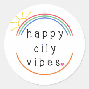 Pegatina Happy Oily Vibes