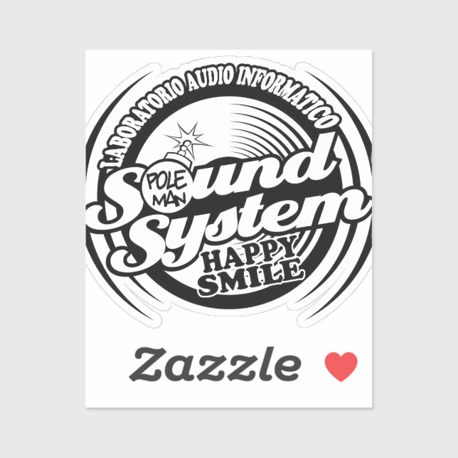 Pegatina Happy Smile Sticker (Hoja)