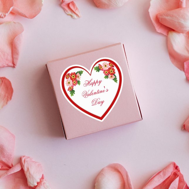 Pegatina Happy Valentine's Day Sticker Personalized (Subido por el creador)