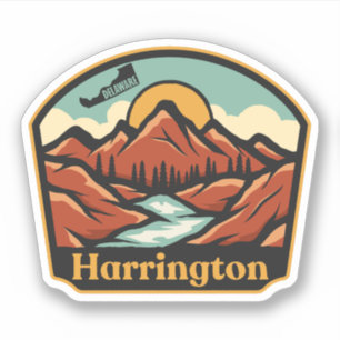 Pegatina Harrington, Delaware 