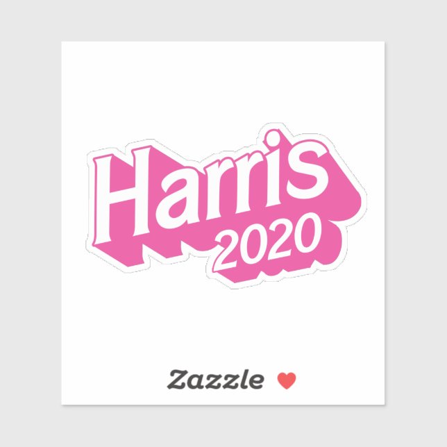 Pegatina Harris 2020 Orgullo Rosa (Hoja)