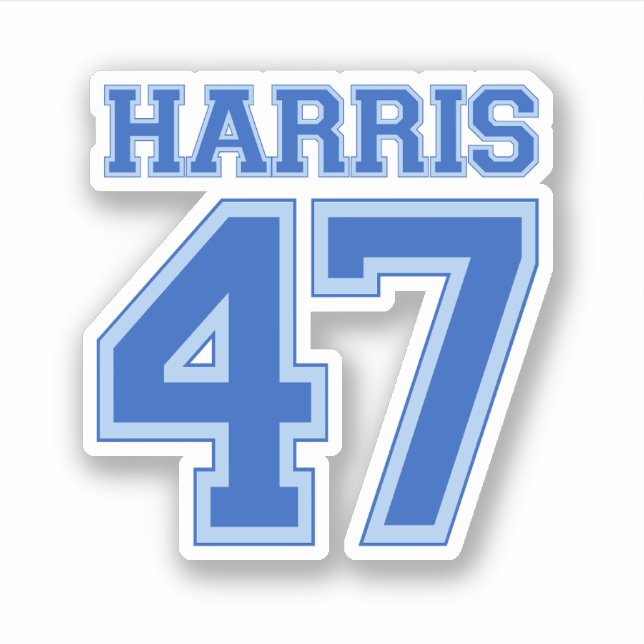 PEGATINA HARRIS 47 (Anverso)