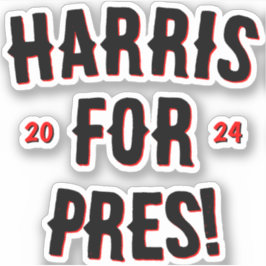 Pegatina Harris para el presidente 2024