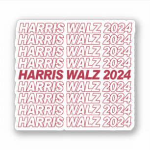 Pegatina Harris Walz 2024