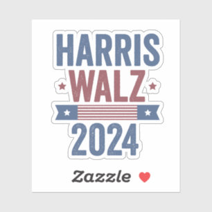 Pegatina Harris Walz 2024 Elecciones Kamala Tim Waltz Améri