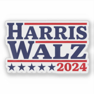 Pegatina Harris Walz 2024 Presidente