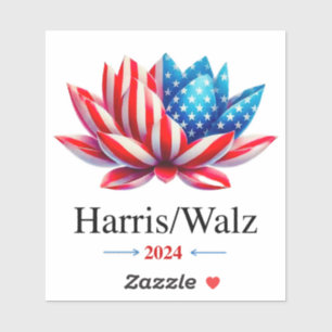 Pegatina Harris Walz 2024 — Vinyl extraíble