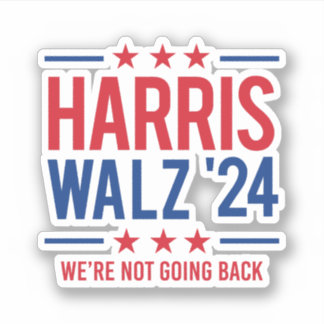 Pegatina Harris Walz '24 - No vamos a volver