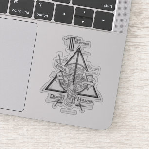 Pegatina Harry Potter Spell   DEATHLY HALLOWS Graphic