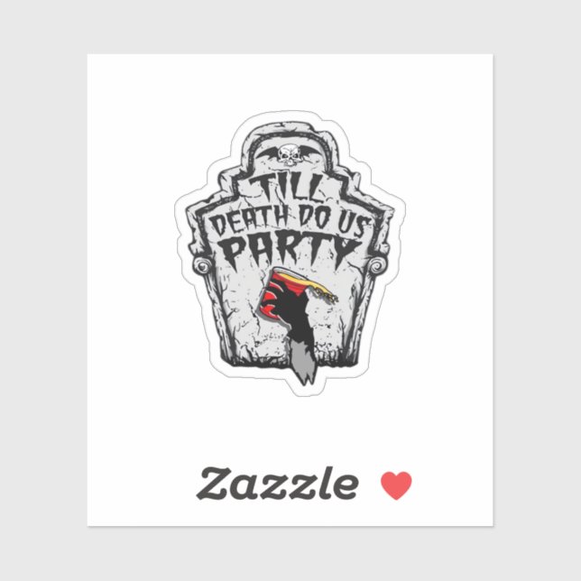 Pegatina Hasta La Muerte, Fiesta Clásico De Nosotros Para H (Hoja)