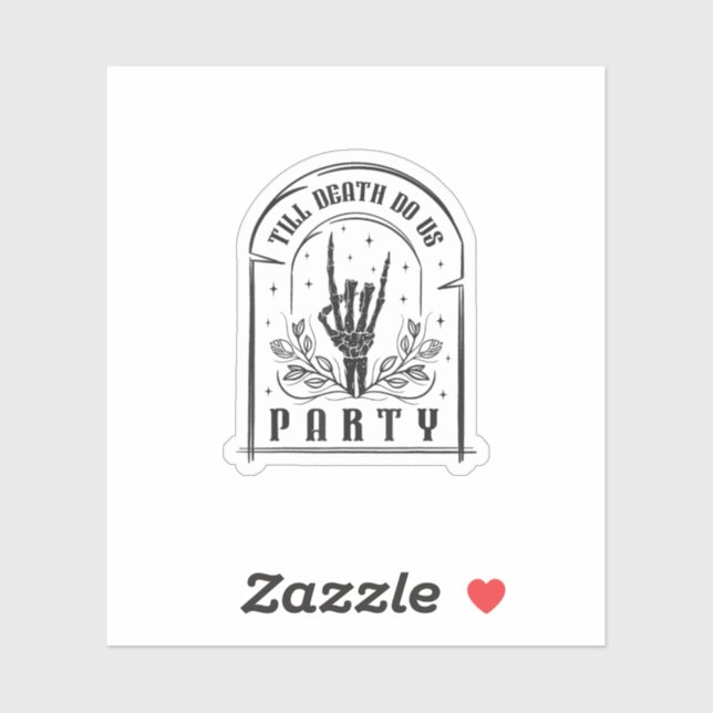 Pegatina Hasta La Muerte ¿Nos Dan Regalos Fiestas Retro Bac (Hoja)