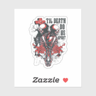 Pegatina Hasta que la muerte nos aparte del clásico