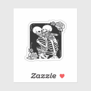 Pegatina Hasta Que La Muerte Nos Haga Un Diseño Gracioso