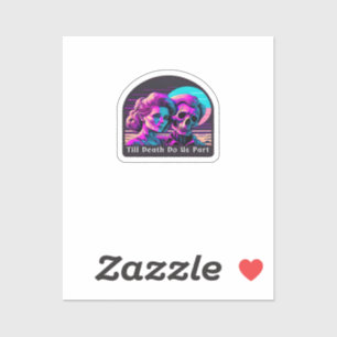 Pegatina Hasta que la muerte nos separe - Tradición y almád