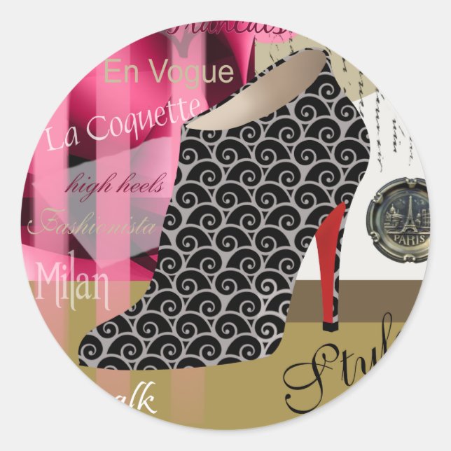 Pegatina Haute Couture (Anverso)