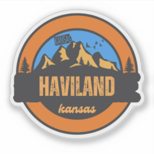 Pegatina Haviland, Kansas