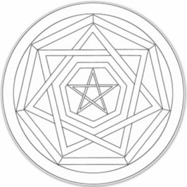 Pegatina Haz tu propia Sigil Sigillum Dei
