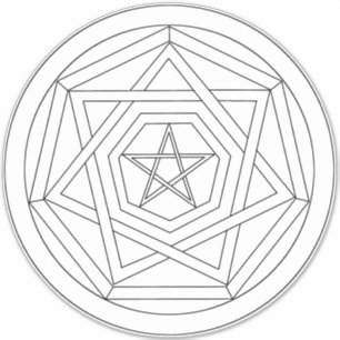 Pegatina Haz tu propia Sigil Sigillum Dei