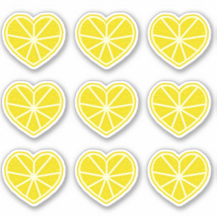 Pegatina Heart Lemon
