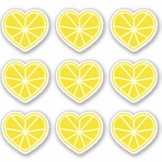 Pegatina Heart Lemon