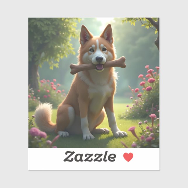 Pegatina Heart Of A Hound - Square Vinyl (Hoja)