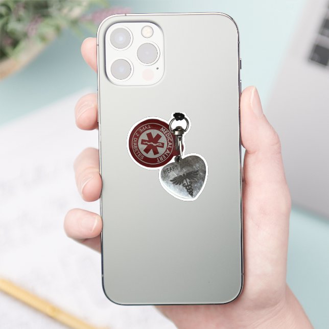 PEGATINA HEART PATIENT STICKER (Teléfono)