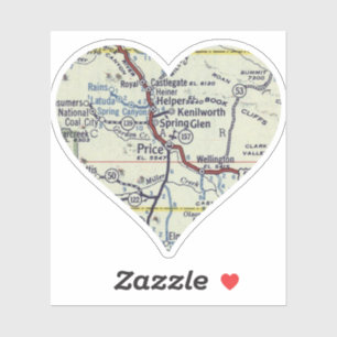 Pegatina Heart Price Utah