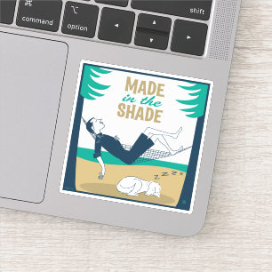 Pegatina Hecho a la sombra