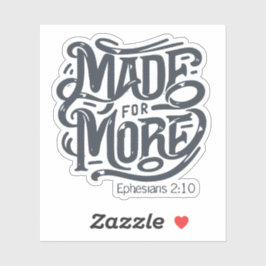 Pegatina Hecho para más