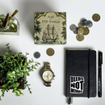 Hechos no palabras blanco inspirador negro