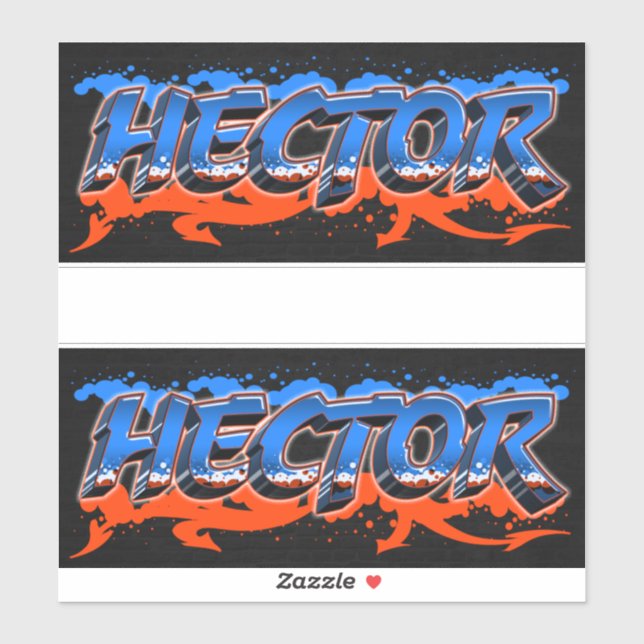 Pegatina Hector Vorname Name Graffiti Aufkleber Sticker (Hoja)