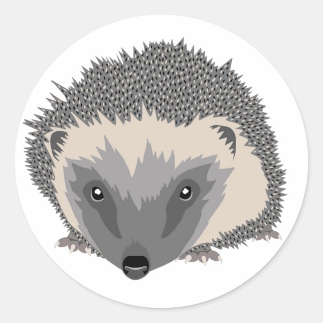 Pegatina Hedgehog (Anverso)