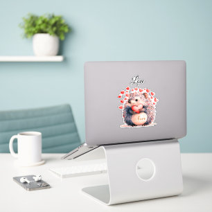 Pegatina Hedgehog Valentine
