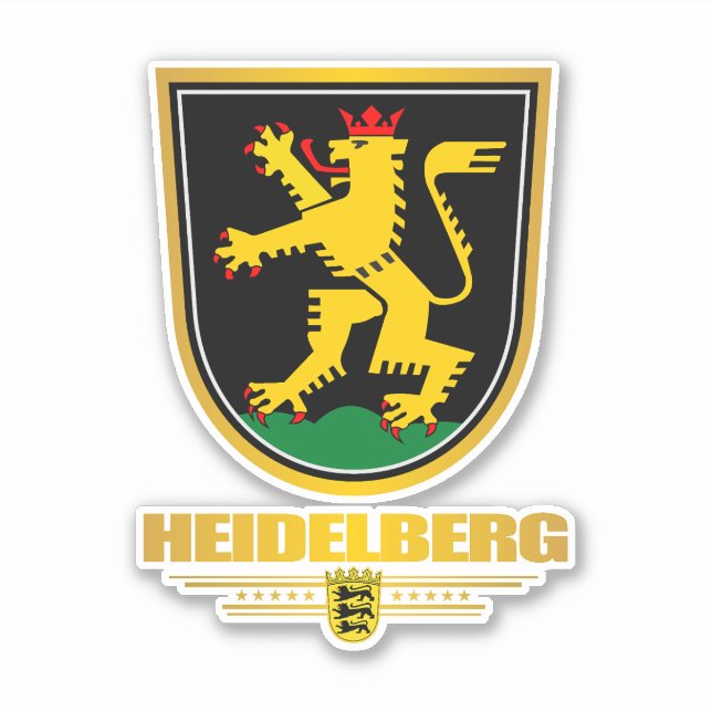 Pegatina Heidelberg (Anverso)