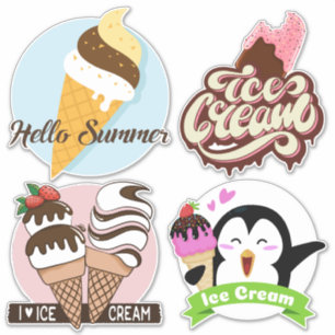Pegatina Helado