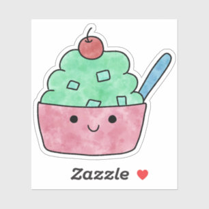 Pegatina Helado de fruta delicioso