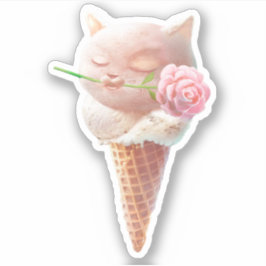 Pegatina Helado Kitty - Rosy & Dreamy