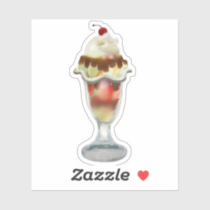 Pegatina Helado Sundae