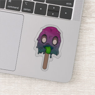 Pegatina Helados dañinos, Monstruo De Helados