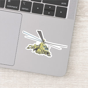 Pegatina Helicóptero personalizado "Hind"