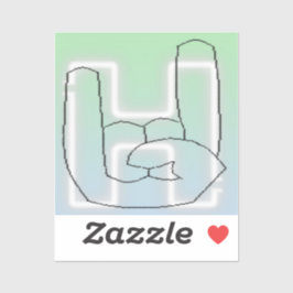 Pegatina Hella Button