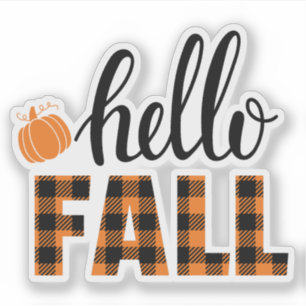 Pegatina Hello Fall