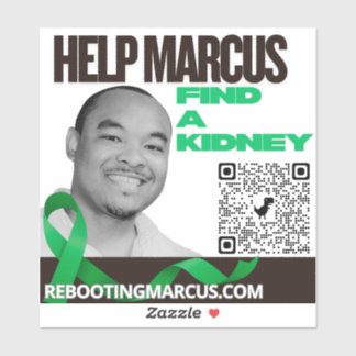 Pegatina Help Marcus Car Sticker