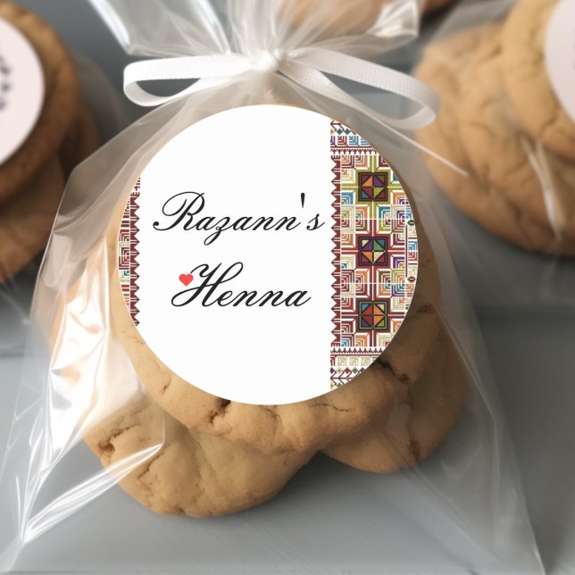 Pegatina Henna palestino colorido y personalizado (Subido por el creador)