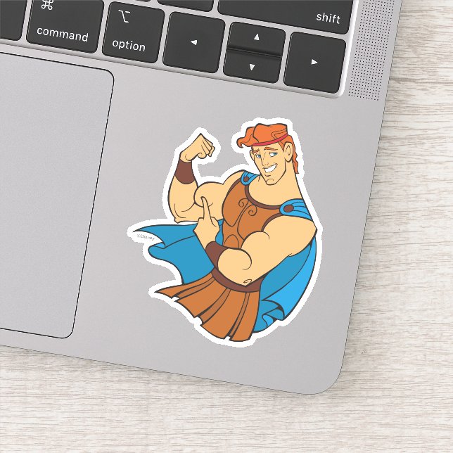 Pegatina Hercules Bicep Flex Sticker (Detalle)