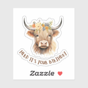 Pegatina Herd es tu cumpleaños